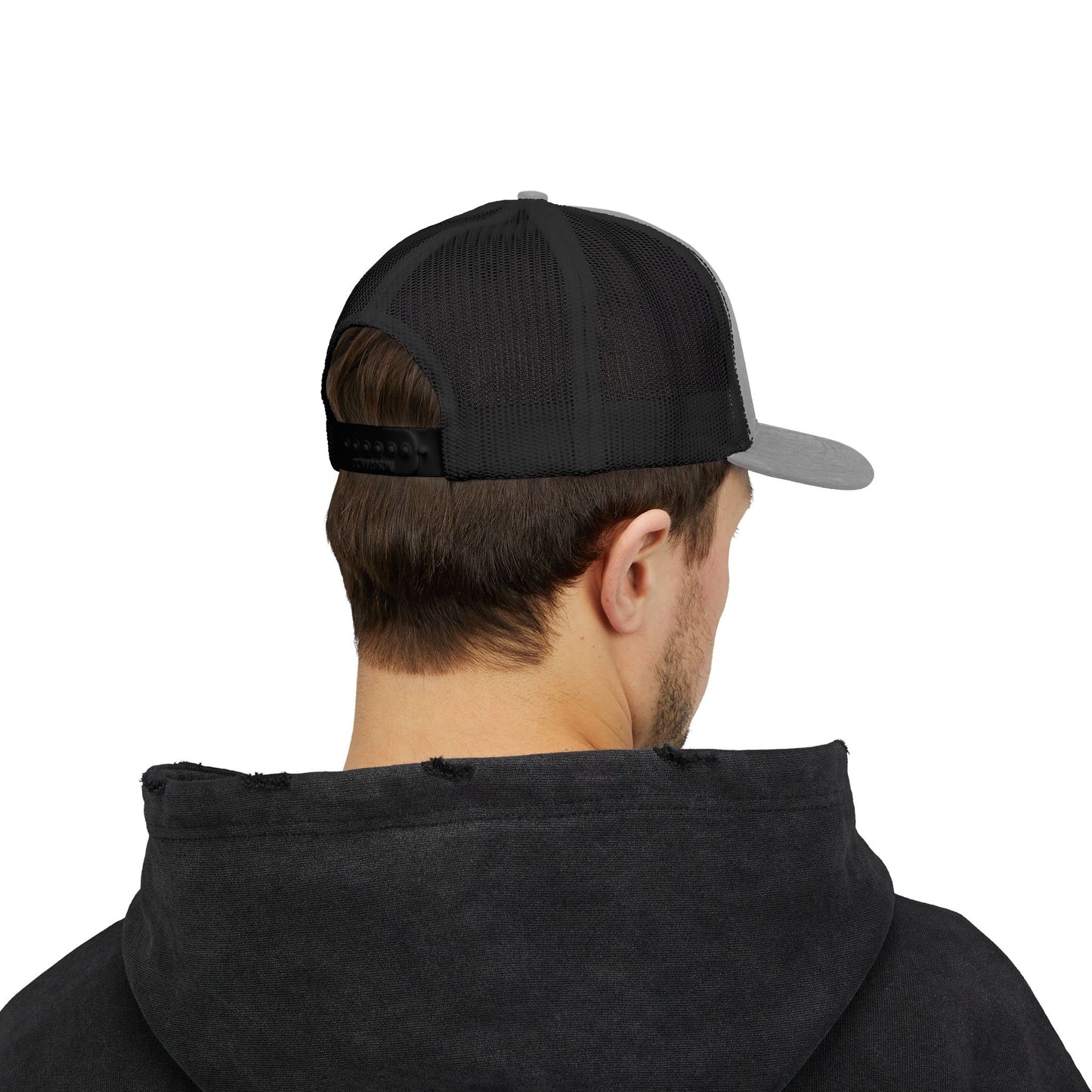 CrossFit Inspired Snapback Trucker Cap, Gym Cap, Sports Hat, Fitness Gift, Activewear Accessories, Workout Apparel