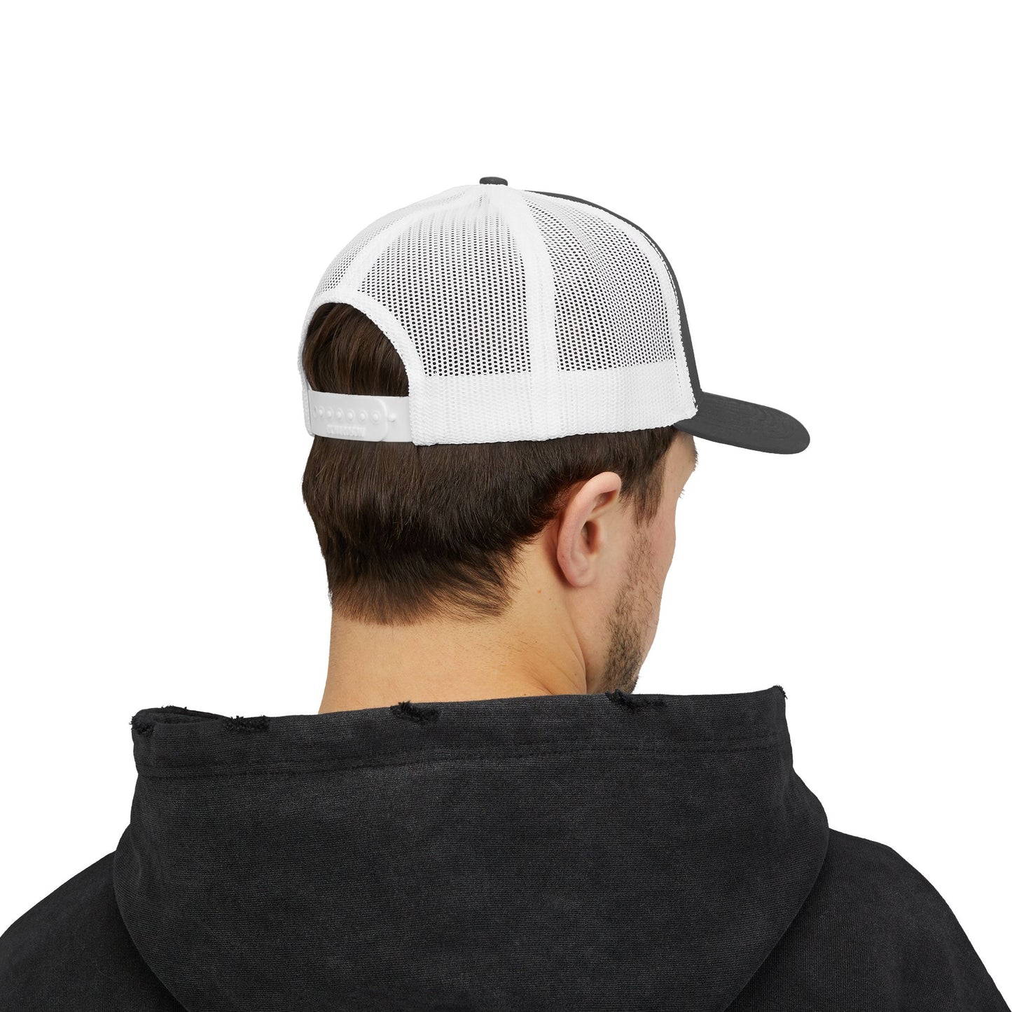 CrossFit Inspired Snapback Trucker Cap, Gym Cap, Sports Hat, Fitness Gift, Activewear Accessories, Workout Apparel