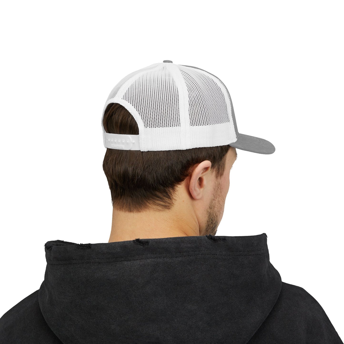 CrossFit Inspired Snapback Trucker Cap, Gym Cap, Sports Hat, Fitness Gift, Activewear Accessories, Workout Apparel