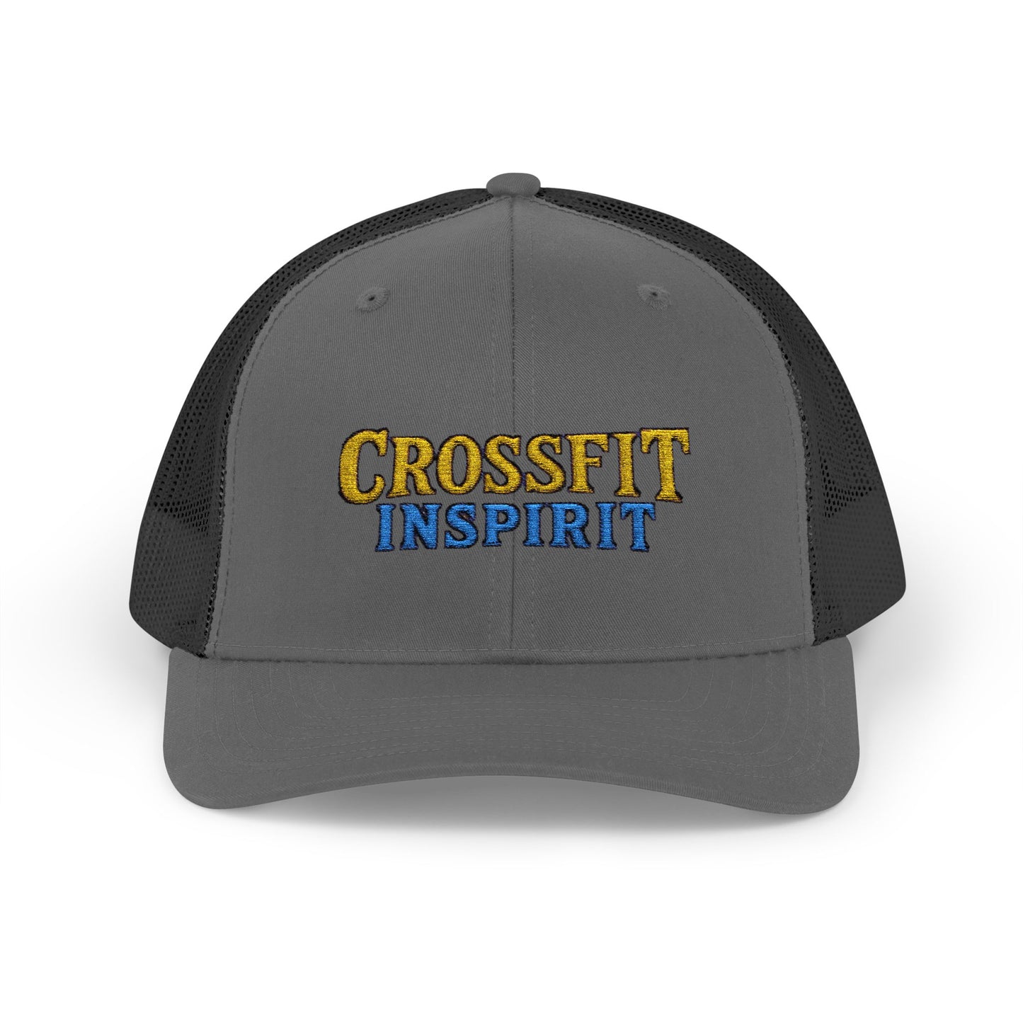 CrossFit Inspired Snapback Trucker Cap, Gym Cap, Sports Hat, Fitness Gift, Activewear Accessories, Workout Apparel
