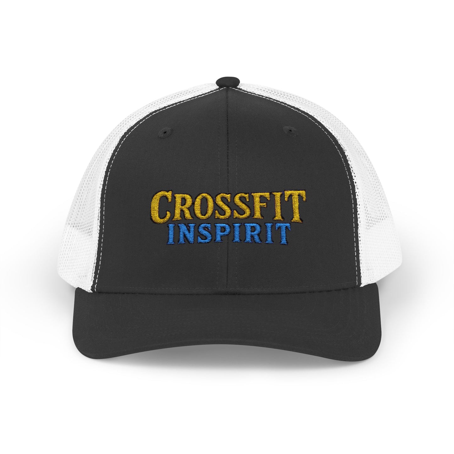 CrossFit Inspired Snapback Trucker Cap, Gym Cap, Sports Hat, Fitness Gift, Activewear Accessories, Workout Apparel